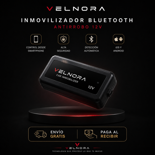 Inmovilizador Auto Bluetooth Antirrobo